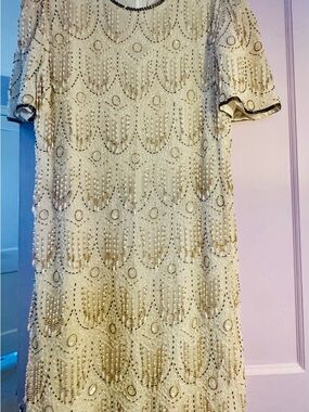 Vintage Style Beaded Dress